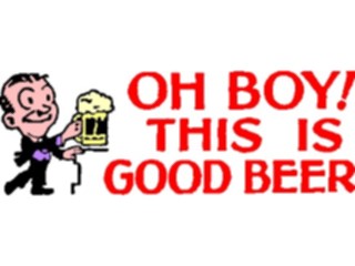 Sticker Custom Preview Image #060212 Food Drink Advertising Titles Good Beer