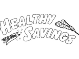 Sticker Custom Preview Image #060220 Food Drink Advertising Titles Healthy Savings