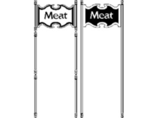 Sticker Custom Preview Image #060235 Food Drink Advertising Titles Meat Title1