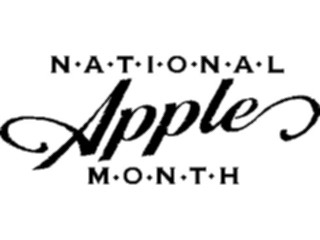 Sticker Custom Preview Image #060238 Food Drink Advertising Titles National Apple Month