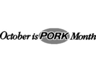 Sticker Custom Preview Image #060245 Food Drink Advertising Titles Octoberis Pork Month