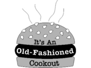 Sticker Custom Preview Image #060246 Food Drink Advertising Titles Old Fashioned Cookout