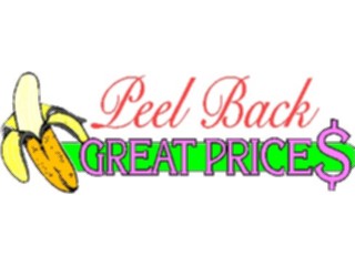 Sticker Custom Preview Image #060249 Food Drink Advertising Titles Peel Back Great Prices