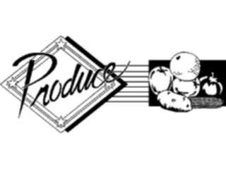 Sticker Custom Preview Image #060254 Food Drink Advertising Titles Produce Title2