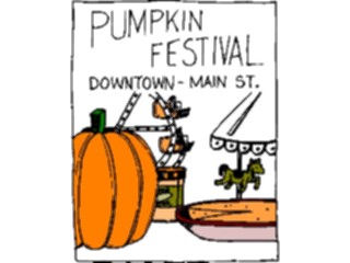 Sticker Custom Preview Image #060256 Food Drink Advertising Titles Pumpkin Festival