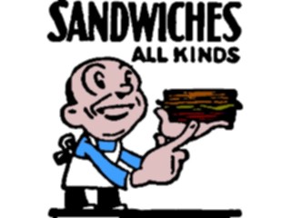Sticker Custom Preview Image #060261 Food Drink Advertising Titles Sandwiches All Kinds