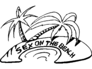 Sticker Custom Preview Image #060271 Food Drink Advertising Titles Sexonthe Beach