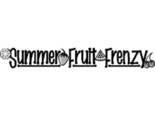 Sticker Custom Preview Image #060274 Food Drink Advertising Titles Summer Fruit Frenzy