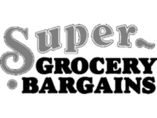 Sticker Custom Preview Image #060275 Food Drink Advertising Titles Super Grocery Bargains