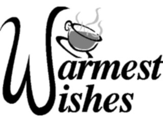 Sticker Custom Preview Image #060285 Food Drink Advertising Titles Warmest Wishes