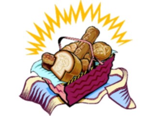 Sticker Custom Preview Image #060298 Food Drink Breads Cereals Bread Basket2