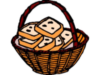 Sticker Custom Preview Image #060301 Food Drink Breads Cereals Bread Basket5