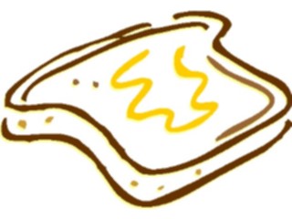 Sticker Custom Preview Image #060307 Food Drink Breads Cereals Bread Butter4