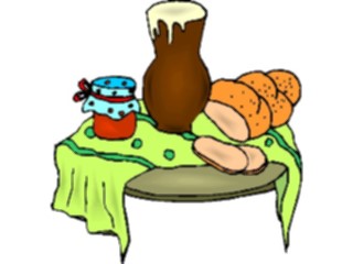 Sticker Custom Preview Image #060371 Food Drink Breads Cereals Bread Marmalade