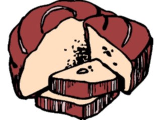 Sticker Custom Preview Image #060375 Food Drink Breads Cereals Bread Round1