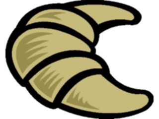 Sticker Custom Preview Image #060413 Food Drink Breads Cereals Croissant03