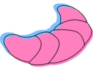 Sticker Custom Preview Image #060420 Food Drink Breads Cereals Croissant10