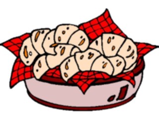 Sticker Custom Preview Image #060429 Food Drink Breads Cereals Croissants3