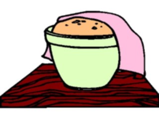 Sticker Custom Preview Image #060434 Food Drink Breads Cereals Dough Rising
