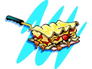 Sticker Custom Preview Image #060454 Food Drink Breads Cereals Lasagne