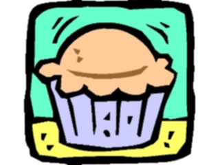 Sticker Custom Preview Image #060458 Food Drink Breads Cereals Muffin04