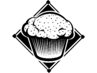 Sticker Custom Preview Image #060459 Food Drink Breads Cereals Muffin05