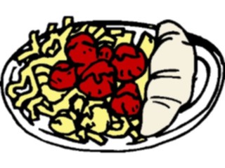 Sticker Custom Preview Image #060528 Food Drink Breads Cereals Spaghetti5