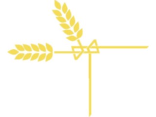 Sticker Custom Preview Image #060562 Food Drink Breads Cereals Wheat Corner