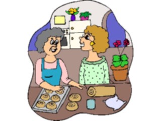 Sticker Custom Preview Image #060593 Food Drink Cartoons Baking Cinnamon Rolls