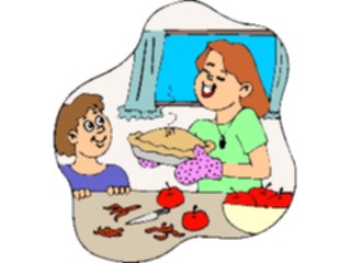 Sticker Custom Preview Image #060599 Food Drink Cartoons Baking Pie