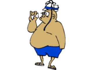 Sticker Custom Preview Image #060613 Food Drink Cartoons Beer Belly1