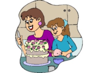 Sticker Custom Preview Image #060665 Food Drink Cartoons Cake Decorating1