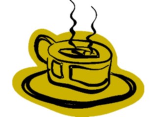 Sticker Custom Preview Image #060720 Food Drink Cartoons Coffee1