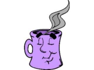 Sticker Custom Preview Image #060726 Food Drink Cartoons Coffee Happy