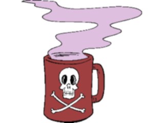 Sticker Custom Preview Image #060733 Food Drink Cartoons Coffee Poison