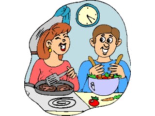 Sticker Custom Preview Image #060746 Food Drink Cartoons Cooking Dinner