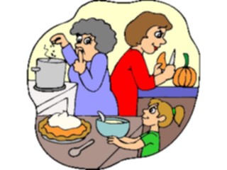 Sticker Custom Preview Image #060749 Food Drink Cartoons Cooking Pumpkin Pie