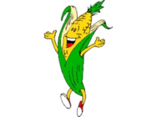 Sticker Custom Preview Image #060754 Food Drink Cartoons Corn Jumpy