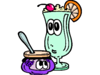 Sticker Custom Preview Image #060778 Food Drink Cartoons Drink Jam