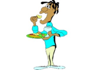 Sticker Custom Preview Image #060824 Food Drink Cartoons Eatinga Snack2