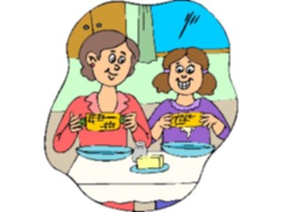 Sticker Custom Preview Image #060841 Food Drink Cartoons Eating Corn