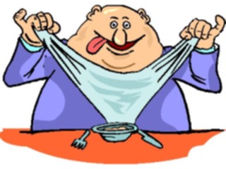 Sticker Custom Preview Image #060857 Food Drink Cartoons Eating Soup1