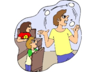 Sticker Custom Preview Image #060869 Food Drink Cartoons Egg Juggler