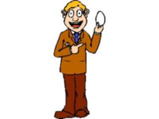 Sticker Custom Preview Image #060870 Food Drink Cartoons Egg Spokesperson1