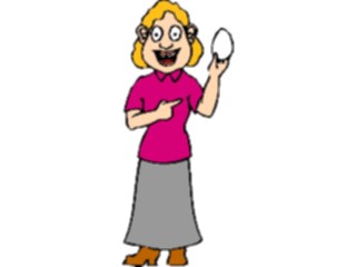 Sticker Custom Preview Image #060871 Food Drink Cartoons Egg Spokesperson2