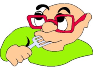 Sticker Custom Preview Image #060895 Food Drink Cartoons Food Critic