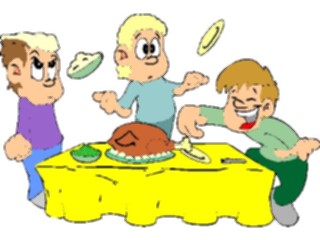 Sticker Custom Preview Image #060896 Food Drink Cartoons Food Fight