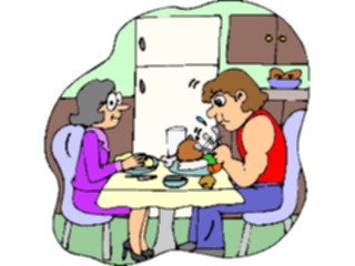 Sticker Custom Preview Image #060939 Food Drink Cartoons Hearty Eater