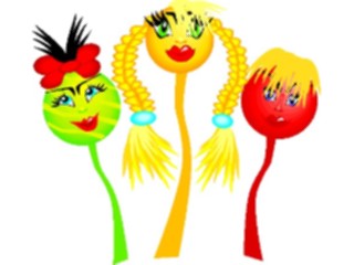 Sticker Custom Preview Image #060986 Food Drink Cartoons Lollipops Smiling