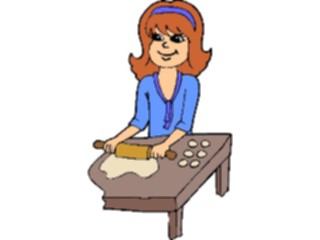 Sticker Custom Preview Image #060991 Food Drink Cartoons Making Cookies2